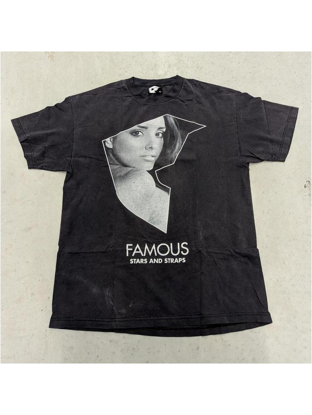 Y2K Famous Stars and Straps logo t-shirt